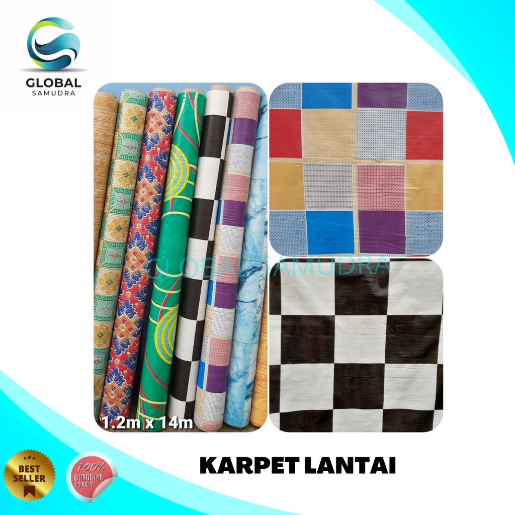 Karpet Lantai Plastik PVC per roll