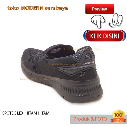 UKURAN JUMBO Sepatu pria sekolah casual slip on tanpa tali SPOTEC LEXI