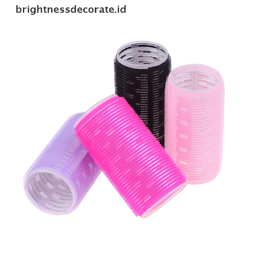 [Birth] 4pcs Poni Penjepit Rambut Klip Roller Gelombang Curl Air Bangs Hairstyle DIY Salon [ID]