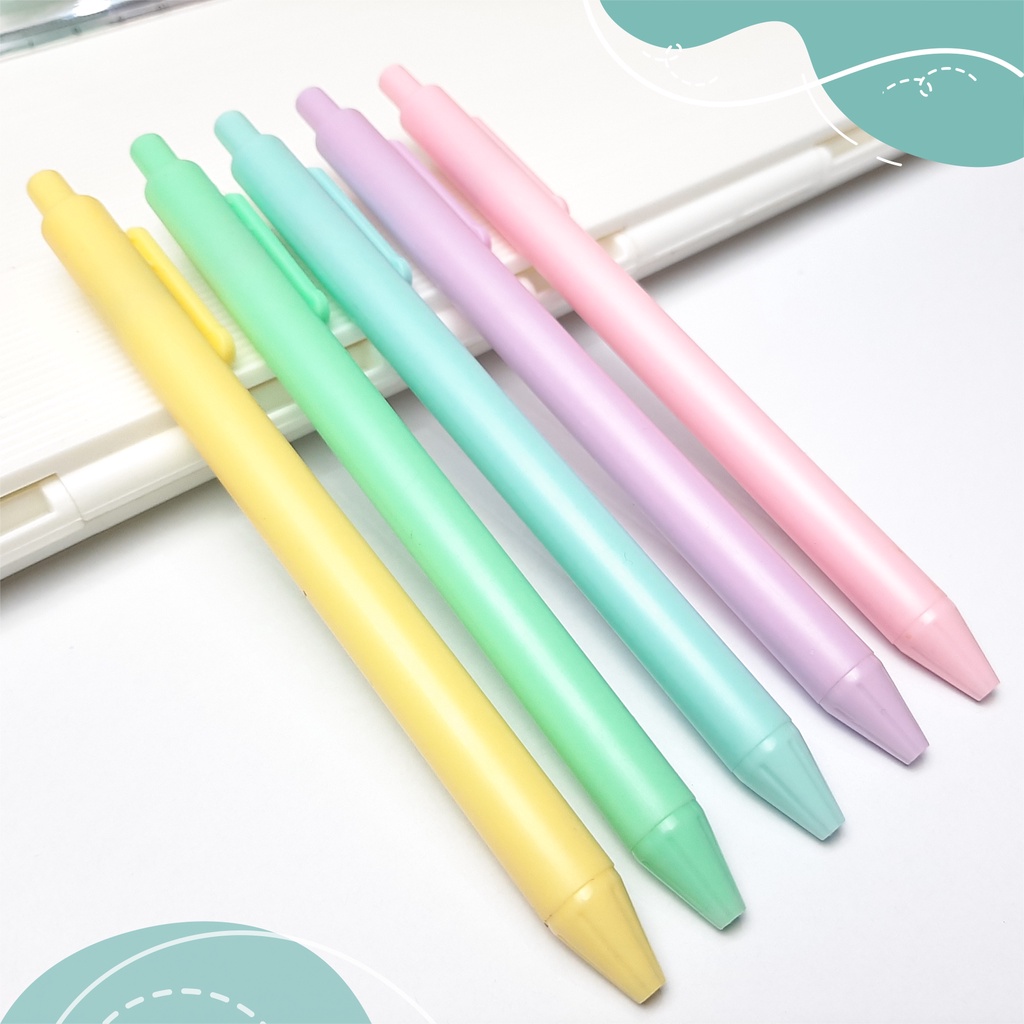 

Pulpen | Pen | Pulpen Macaron | Pena Mekanik | Pulpen Mekanik Pastel