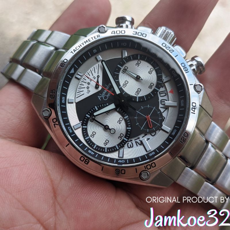 Alexandre Christie 6360 MC Jam Tangan Arloji Alexander kristi Warna Hitam Remaja Cowok Pria Analog O