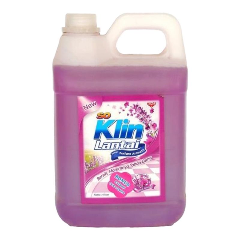 So Klin Lantai Lavender 4 LITER |Soklin Lantai 4Liter