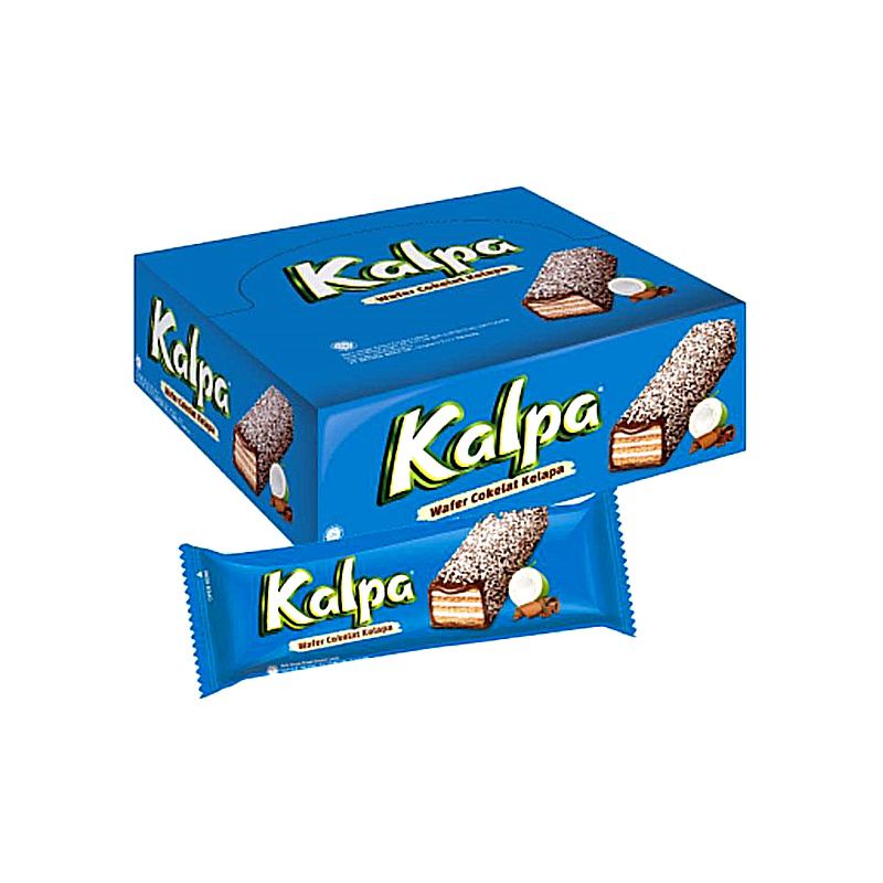 

Kalpa Wafer Cokelat Kelapa isi 12pcs x 24gr