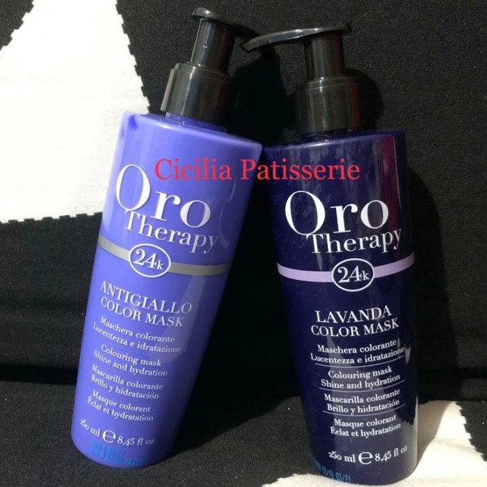 Haira Masker Rambut Fanola Oro Therapy Color Mask