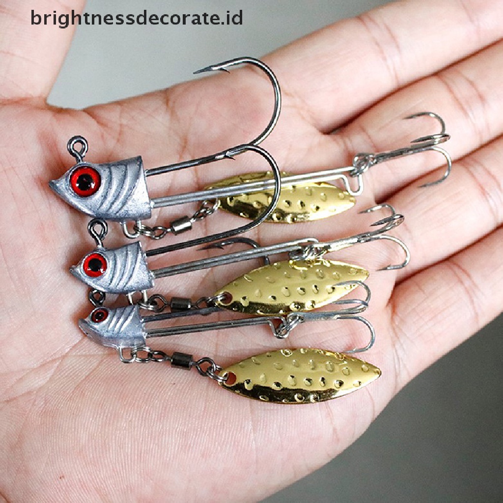 [Birth] Pengait Kepala Ikan 1PCS Jig Head Hook Kail Pancing Ikan 7g10g17g Jig Head Fishing Hook [ID]