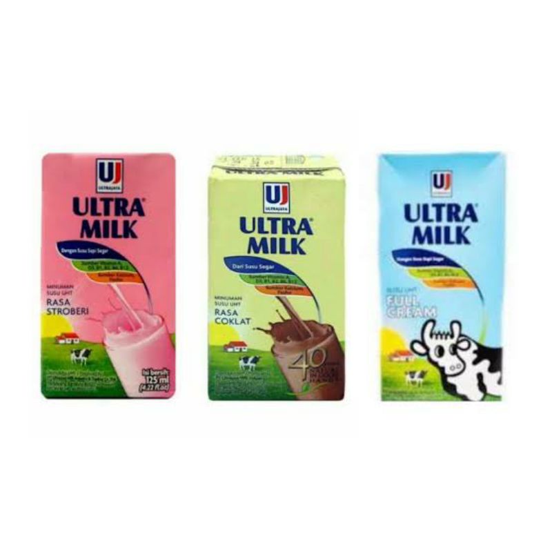 

Ultra milk 125 perdus isi 40pcs.gojek only