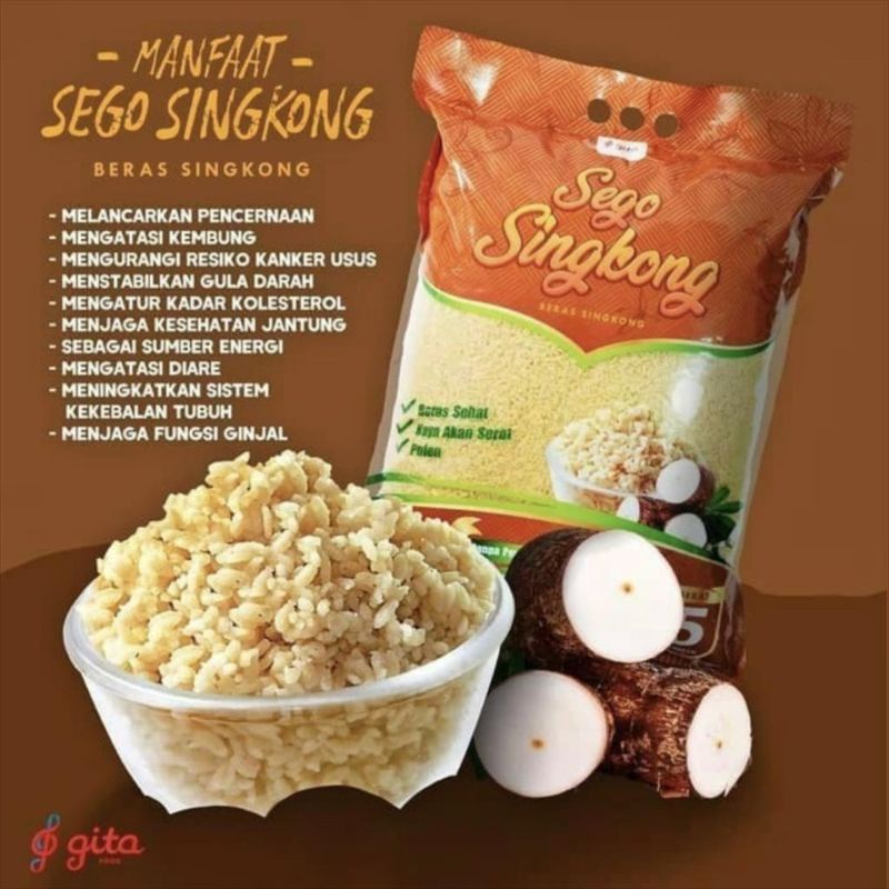 

Sego Singkong / Beras Singkong Cocas 700gr