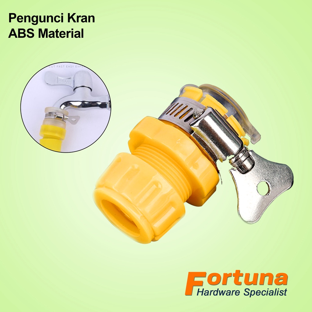 FORTUNA Sambungan Pengunci Selang Air / Klem Selang