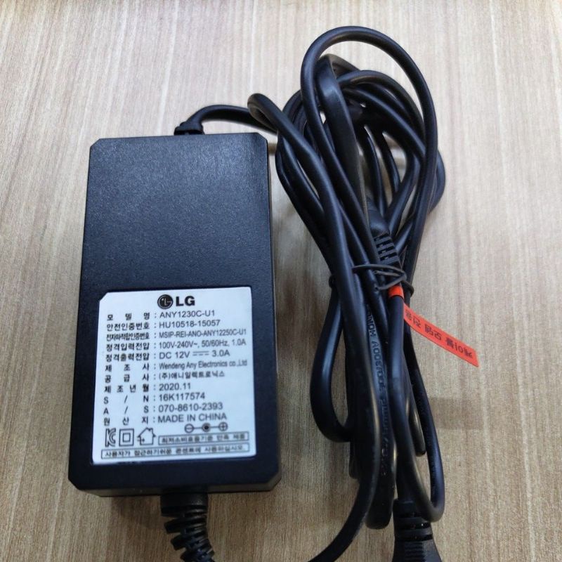 Adaptor 3A 12V korea original jc umum 2.1x5.5mm