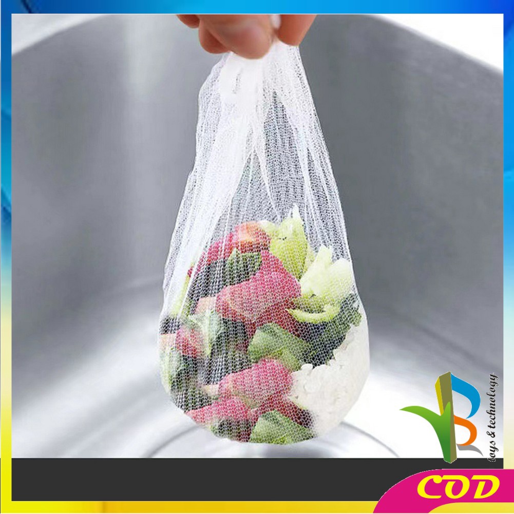 RB-C537 Saringan Wastafel Isi 50PCS Kantong Jaring Jala Penyaring Sampah Wastafel Sink Dapur / Filter Saringan Sampah Kitchen Sink Anti Mampet