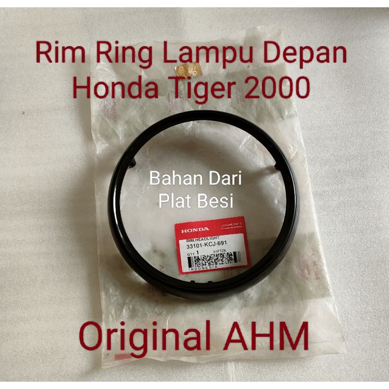 Rim Ring Lampu Depan Hitam  Honda Tiger 2000 Ori AHM 33101 KCJ 691