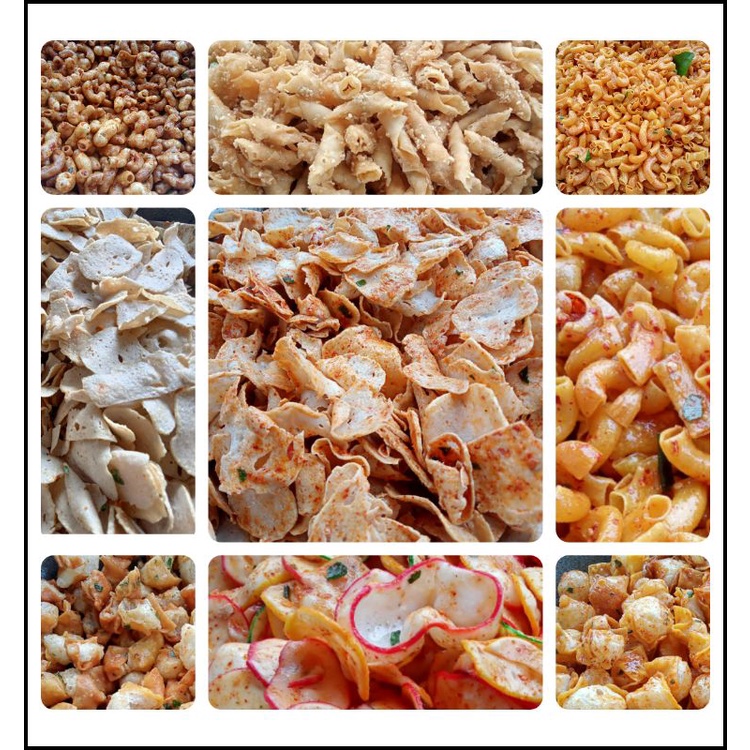 

{ANEKA SNACK MURAH 1kg} BASRENG/SIOMAY/MAKARONI/KERUPUK/MAKRONI/KRUPUK