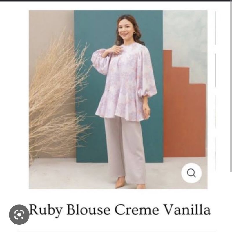 Ruby Blouse Creme Vanilla Size M by Wearing Klamby