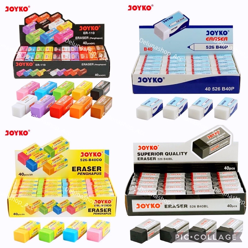 

DL551S (4PCS)Penghapus JOYKO araser animal Putih hitam warna 526