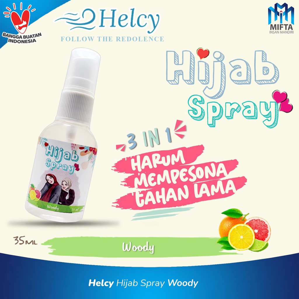 HELCY PARFUM HIJAB NON ALKOHOL / HIJAB SPRAY / PARFUM HIJAB WANITA