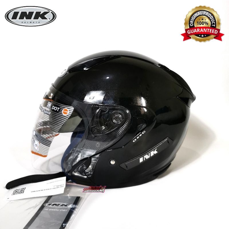 Jual Helm Ink Metro Black Metalik Double Visor Helm Touring Ink Metro Hitam Metalik Dobel