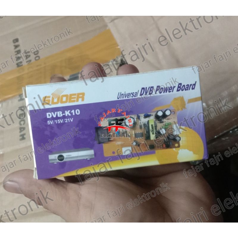 Regulator DVB Universal Power Board Switch Supply Receiver PARABOLA + Saklar ON OFF