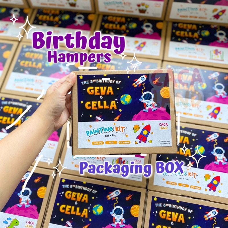 

Birthday Hampers Souvenir Kado Ulang Tahun PACKING BOX