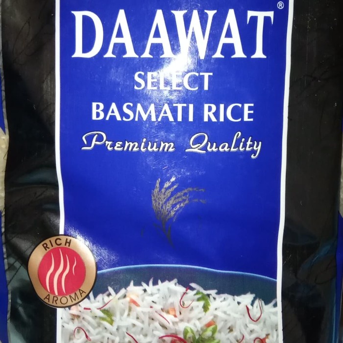 

Beras Impor Kualitas Terbaik Dari India Daawat Premium (Basmati Rice)