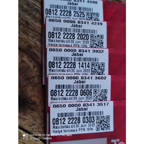 nomor cantik simPATI  hoki 1111 6868 5858 5959 9898 8889