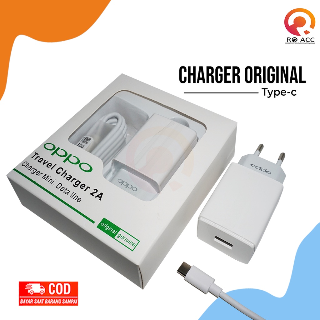 [RO ACC] CHARGER CASAN OPPO AK933 TYPE C 2A ORIGINAL