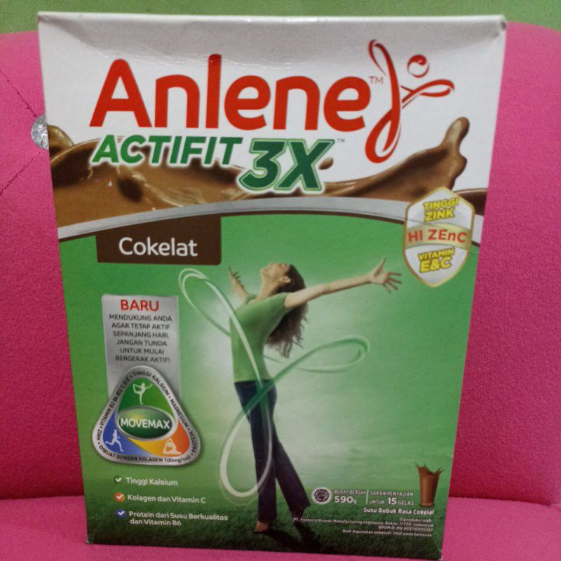 

ANLENE ACTIFIT 3X 590GR VANILA/COKLAT/ORIGINAL (EXP APRIL 2025)