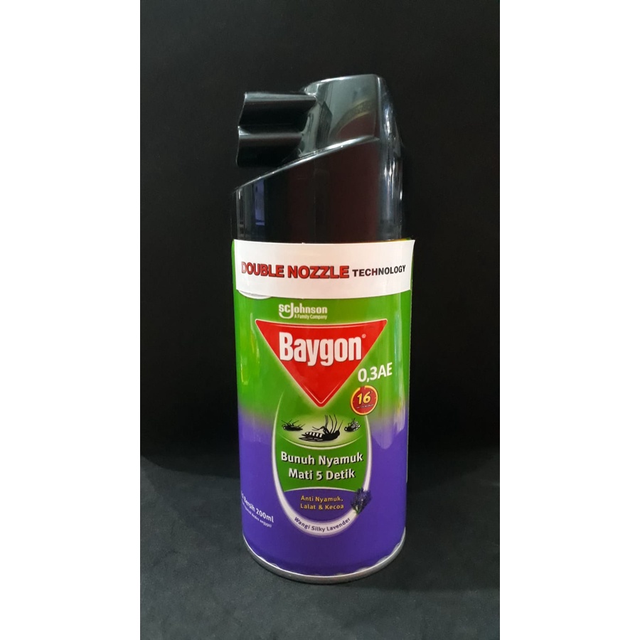BAYGON WANGI SILKY LAVENDER 200ml