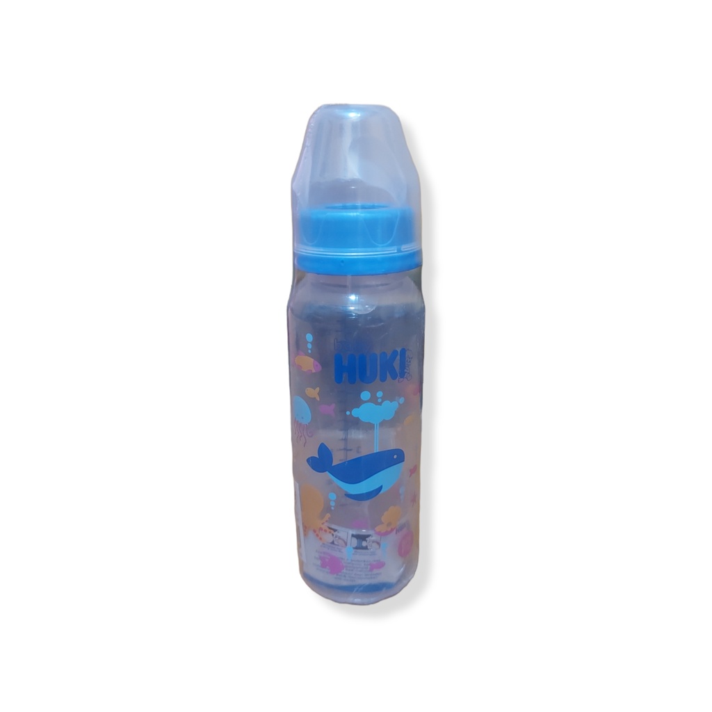 Bottle Baby Huki BPA FREE 240ml (dot gepeng)