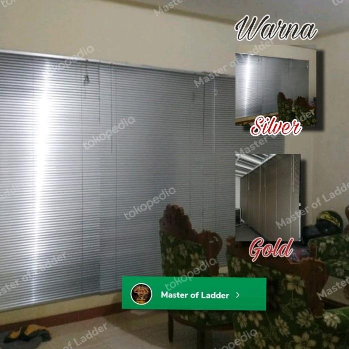 >>>>>] Tirai Alumunium Krey Gulung 120 x 220 cm Penutup Jendela