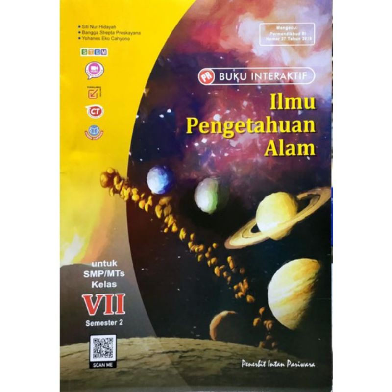 Buku PR INTERAKTIF IPA kelas 7 Smp | Intan Pariwara edisi 2021