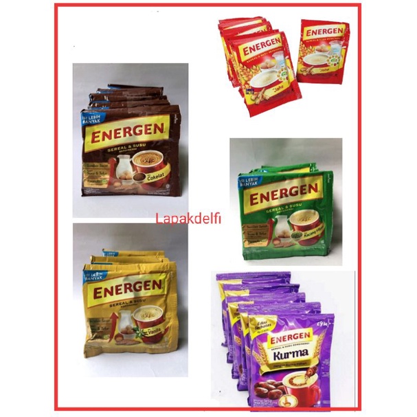 

Energen sereal sachet isi 10 sachet