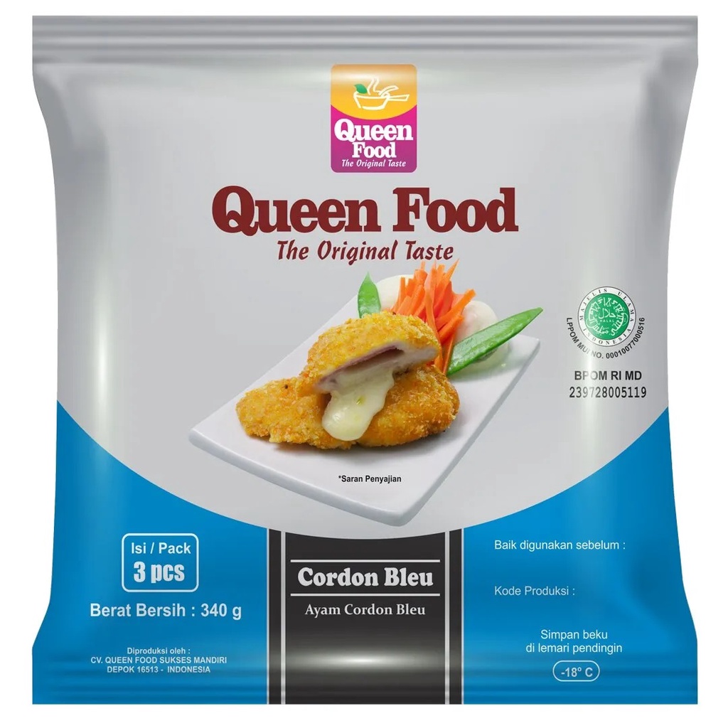 Queen Food Cordon Bleu isi 3 340g