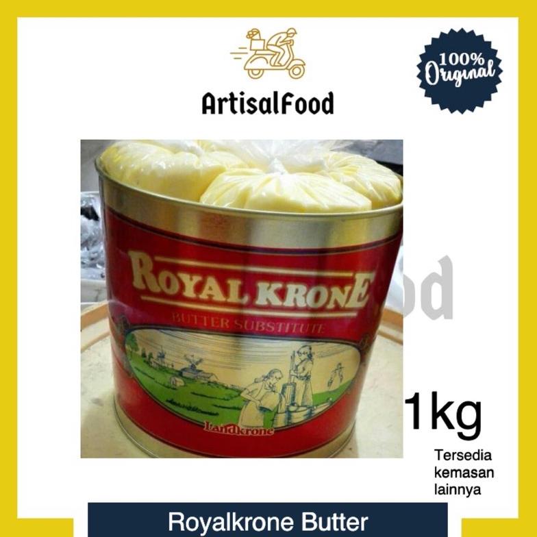 

[COD AFZ] Royal Krone Royalkrone Landkrone Butter Mentega 1kg Room Butter kiloan 1 kg 80