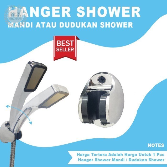 Cantolan Shower Hanger Gantungan Shower Kamar Mandi Toilet Bahan PVC OLS Hanger Shower Cantolan Shower Kamar Mandi PROMO