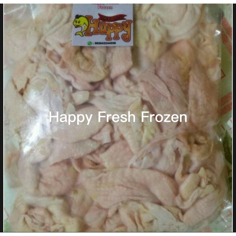 

Kulit Ayam atau Chicken Skin beku uk 500 gram