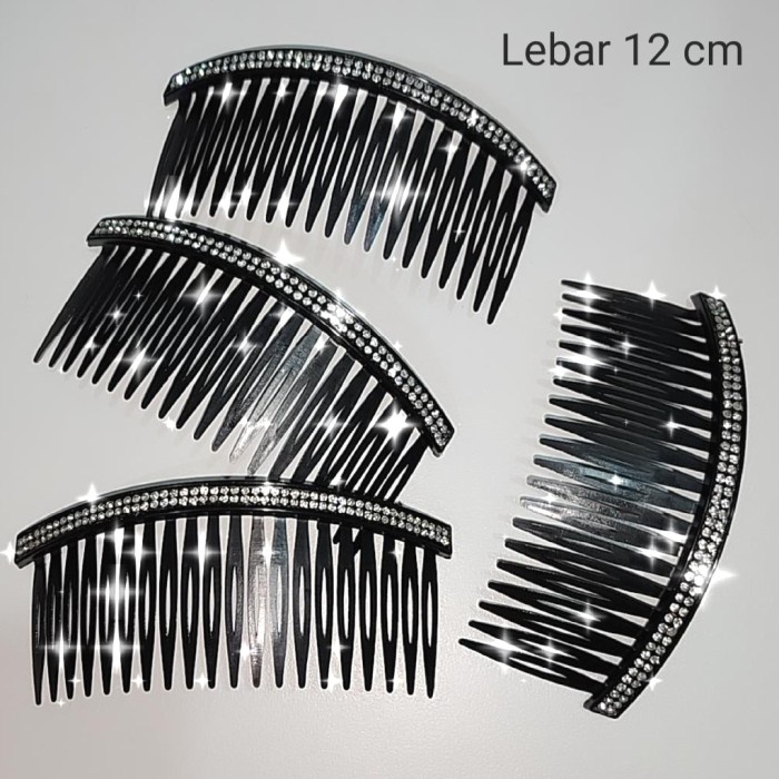 Sisir Sirkam MATA 2 GARIS MEWAH Sanggul Rambut Premium Murah Import