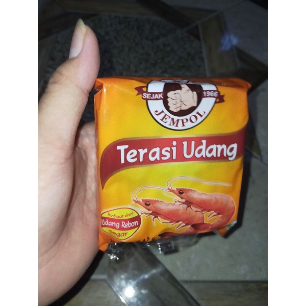 

Terasi Udang Cap Jempol Asli Kota Cirebon Isi 20 Sachet