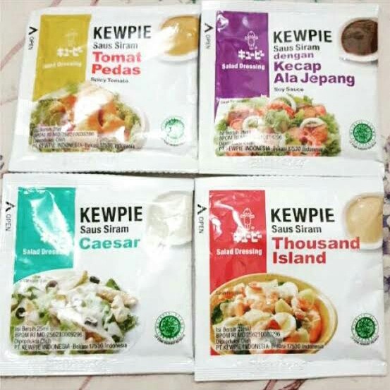 Kewpie Saus Siram Salad Dressing Sachet 25mL