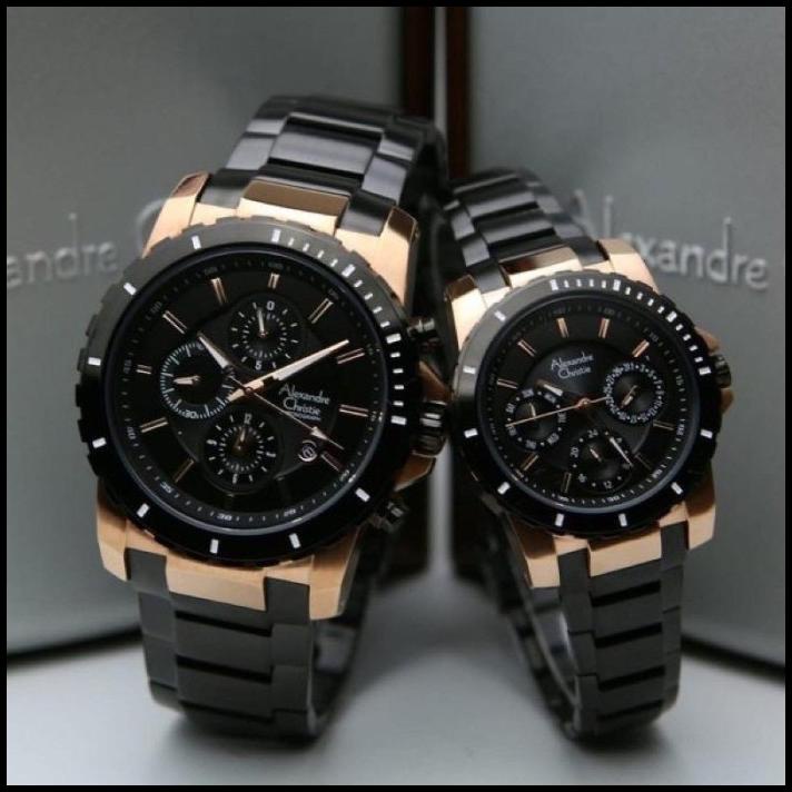 Jam Tangan Couple Alexandre Christie 6141 Ac6141 Ac 6141Mc [Original]