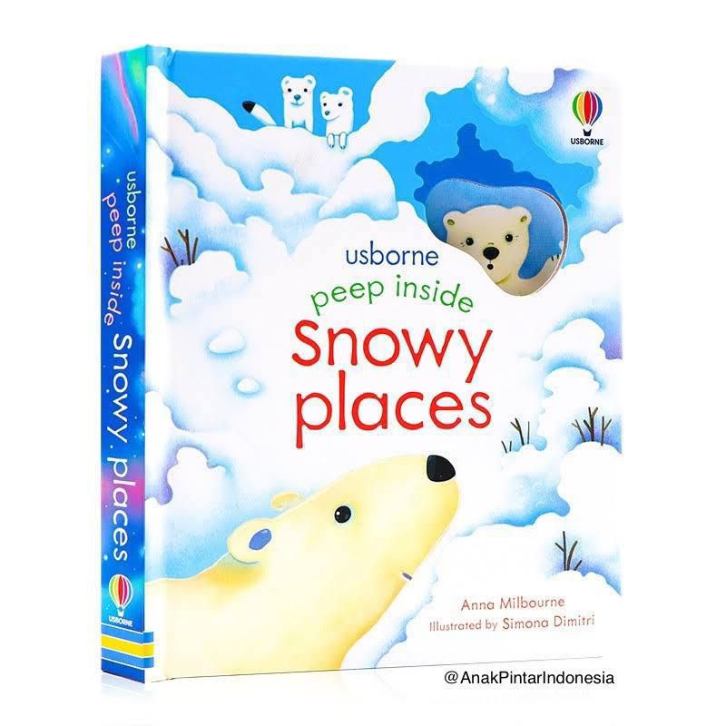 USBORNE  PEEP INSIDE THE SNOWY PLACES