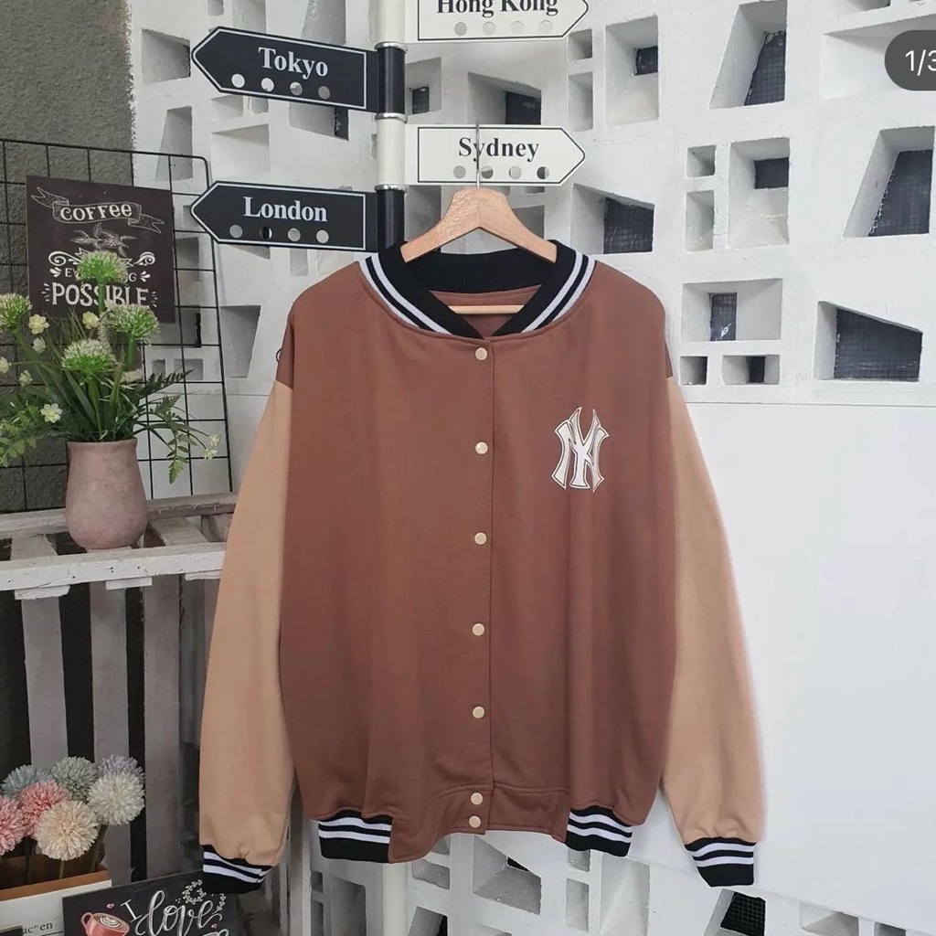 NY BASEBALL OVERSIZE SWEATER