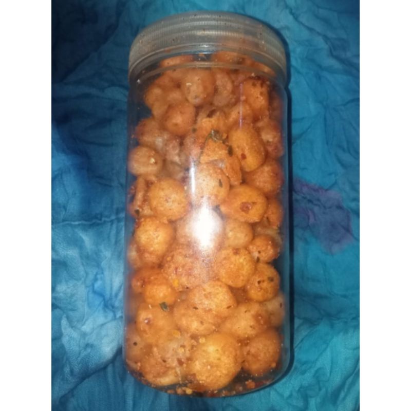 

Cimol Kering Pedas Toples Kekinian