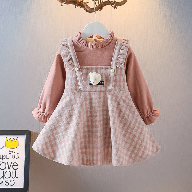 1 - 5 Tahun | Dress Shin Hye Korea Style / Dres Casual Anak Perempuan Cewek Dress Overall Kualitas Import Babycinnamon