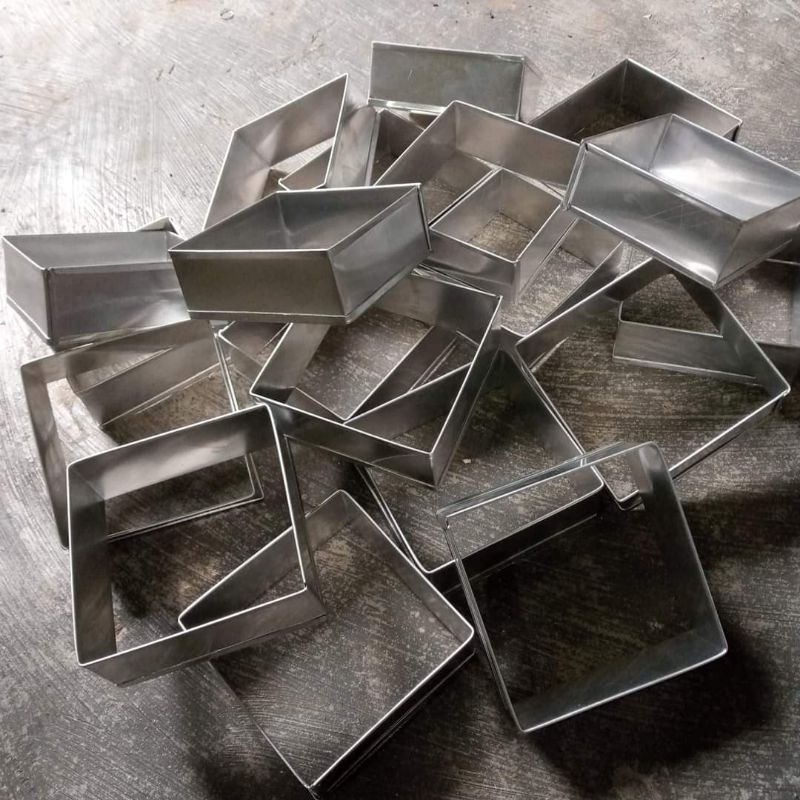 ring roti kotak/ cetakan ring kotak/cutter ring taart