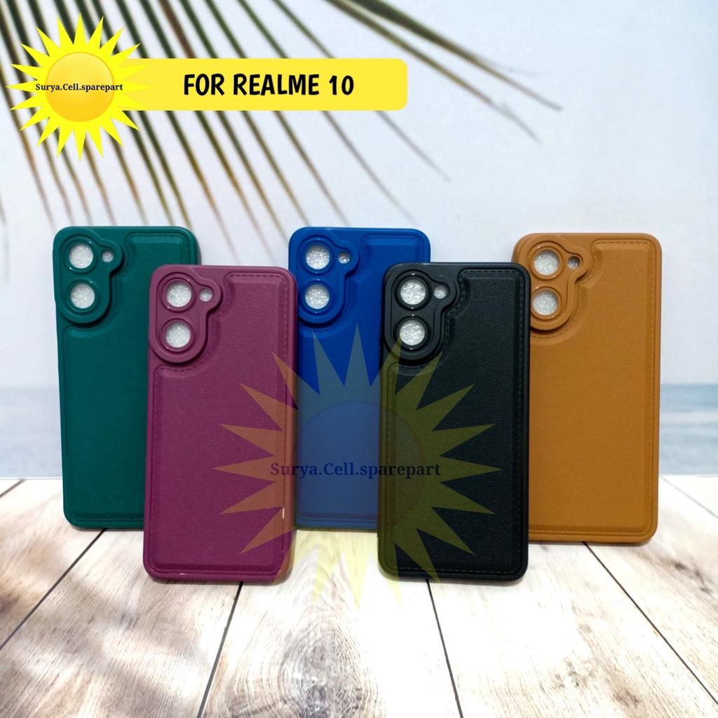 Case Square Leather Pro Realme Narzo 20 Realme Narzo 30a Realme 10