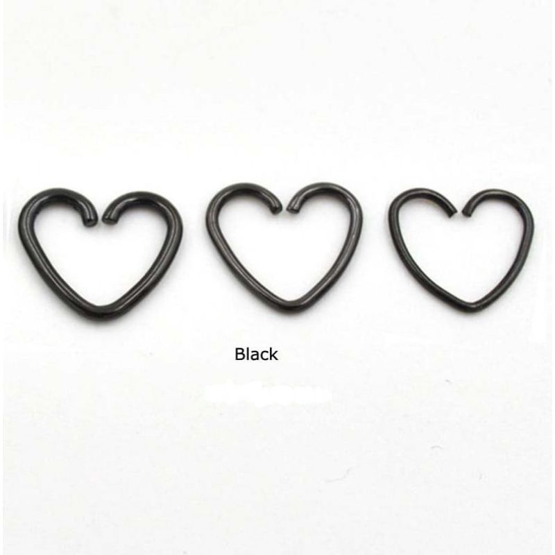 Piercing 1pcs &amp; 5pcs Earring Heart Shape Daith Cartiliage Stainless Steel