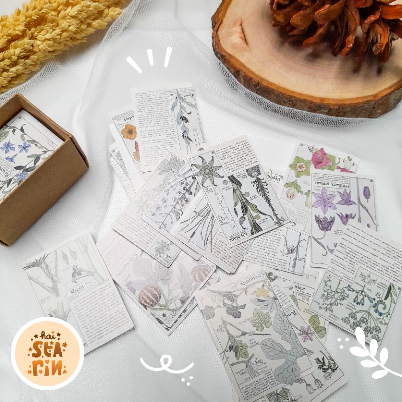 

10pcs Aesthetic Vintage Card | Kertas Dekorasi Jurnal Scrapbook