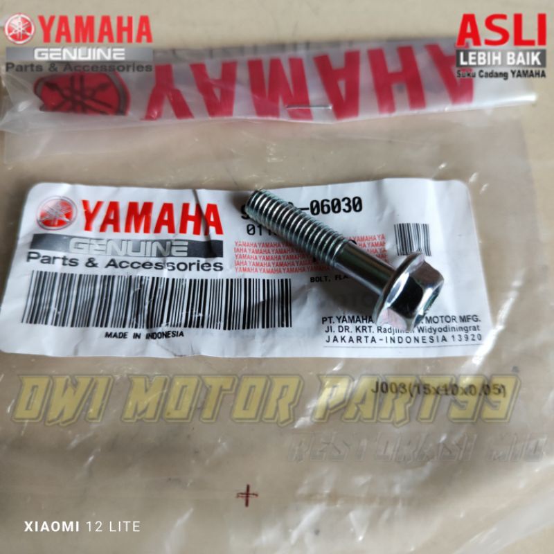 SATUAN BAUT DUDUKAN PLAT NOMER DEPAN MIO SPORTY SMILE ORIGINAL ORI YAMAHA