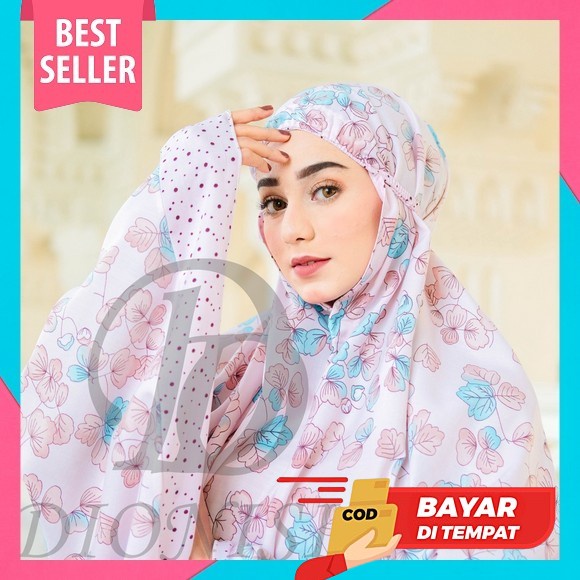 Almecca - Mukena Dewasa Daily Al-Mecca Rempel Lasercut Renda Mewah Jumbo Traveling Cantik Mewah Prem