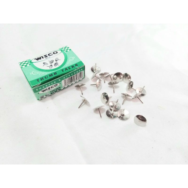 

Paku Payung Pin / Thumb Tacks merk Wisco